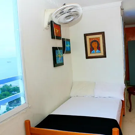 Apartamento 1-11c Con Vista Parcial Al Mar Aire Acondicionado Y Wifi * Cartagena
