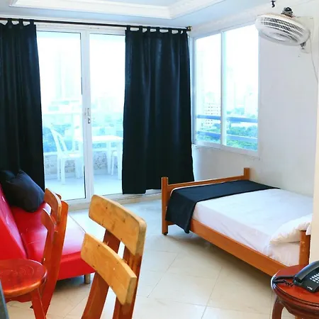 Apartamento 1-11c Con Vista Parcial Al Mar Aire Acondicionado Y Wifi * Cartagena
