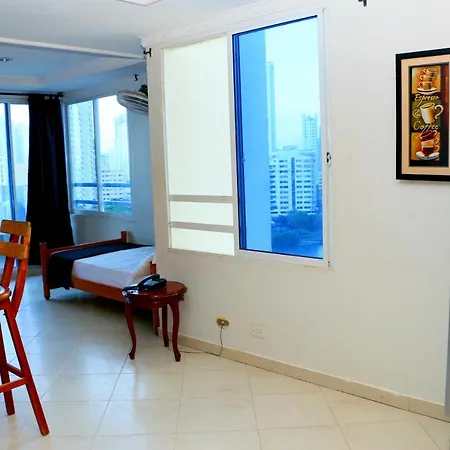 Apartamento 1-11c Con Vista Parcial Al Mar Aire Acondicionado Y Wifi Apartamento Cartagena